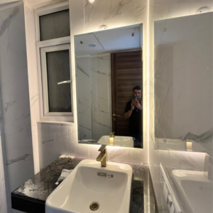 Bathroom in 3.5 BHK Builder Floor at M3M Soulitude, Sector 89 – for Sale