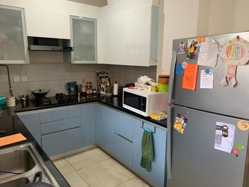 Kitchen in 3 BHK Independent House at Adani Samsara Vilasa, Sector 63 – for Rent