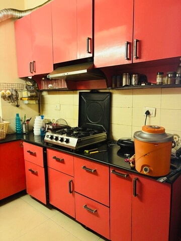 Kitchen in 2 BHK Apartment at Supertech Icon, Ahinsa Khand 2 – for Rent