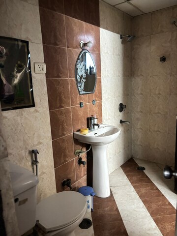 Bathroom in 2 BHK Apartment at Supertech Icon, Ahinsa Khand 2 – for Rent