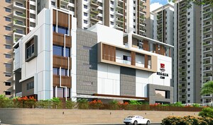 3 BHK Apartment – Exterior View View at Rajapushpa Regalia, Kokapet - for Sale