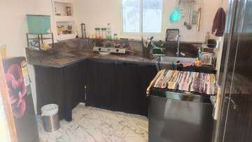 Kitchen in 1 RK Builder Floor at Lokvihar Apartment, Pitampura – for Rent