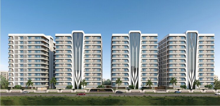Exterior View, vesu 4 Bedroom 3127 Sq.Ft. Apartment In Vesu Surat 8839219