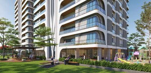 4 BHK Apartment – Exterior View View at Vesu - for Sale