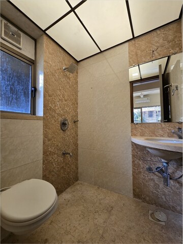 Bathroom in 2 BHK Apartment at Bandra West – for Rent