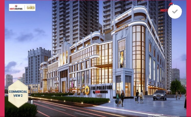 Exterior View, hero-homes-palatial 3 Bedroom 2800 Sq.Ft. Apartment In Sector 104 Gurgaon 8838784