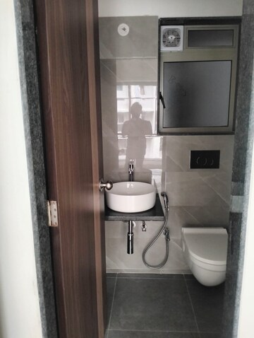 Bathroom in 1 BHK Apartment at Hiranandani Highland, Powai – for Rent
