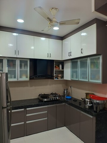 Kitchen in 3 BHK Apartment at Kalpataru Residency, Sanath Nagar – for Rent