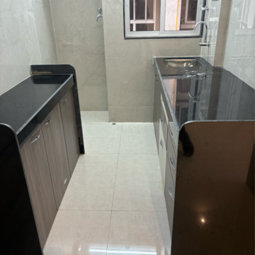 Kitchen in 1 BHK Apartment at Mohite Marvel, Tps Colony – for Rent