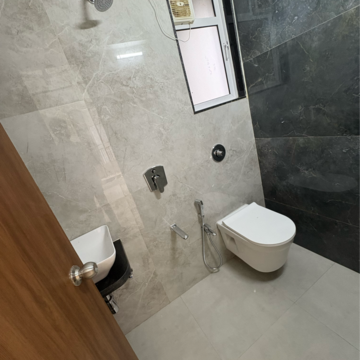Bathroom in 1 BHK Apartment at Mohite Marvel, Tps Colony – for Rent