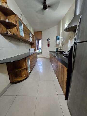 Kitchen in 3 BHK Apartment at Kumar Presidency, Koregaon Park – for Rent
