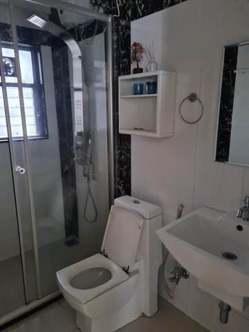 Bathroom in 3 BHK Apartment at Clover Park Royale, Koregaon Park – for Rent