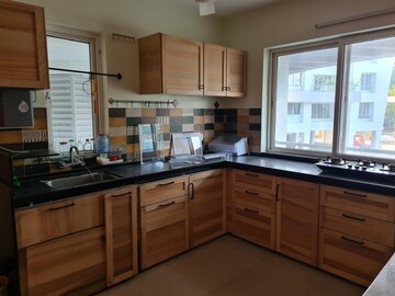 Kitchen in 3 BHK Apartment at Clover Park Royale, Koregaon Park – for Rent