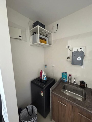 Kitchen in 1 RK Apartment at Kharadi – for Rent