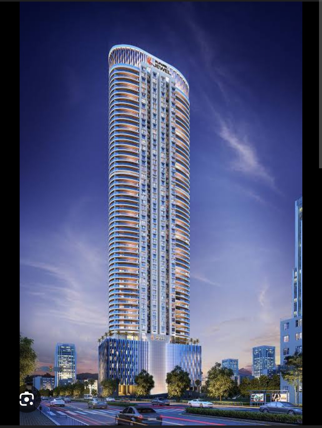 3 BHK 1076 Sq.Ft. Apartment in Ruparel Jewel