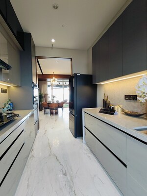 Kitchen in 3 BHK Apartment at Ruparel Jewel, Wadala – for Sale