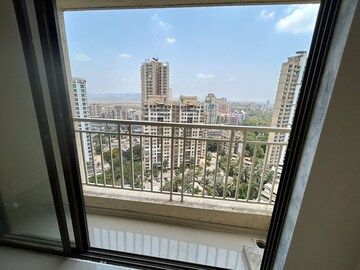 Balcony in 2 BHK Apartment at Jangid Galaxy, Ghodbunder Road – for Rent