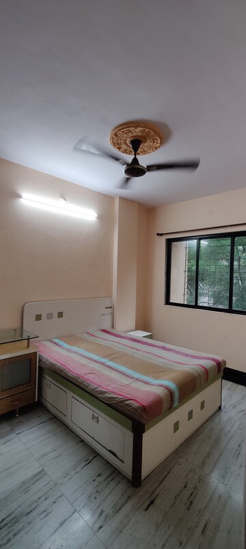 Bedroom in 2 BHK Apartment at Puraniks Kanchanpushp Complex, Kavesar – for Rent