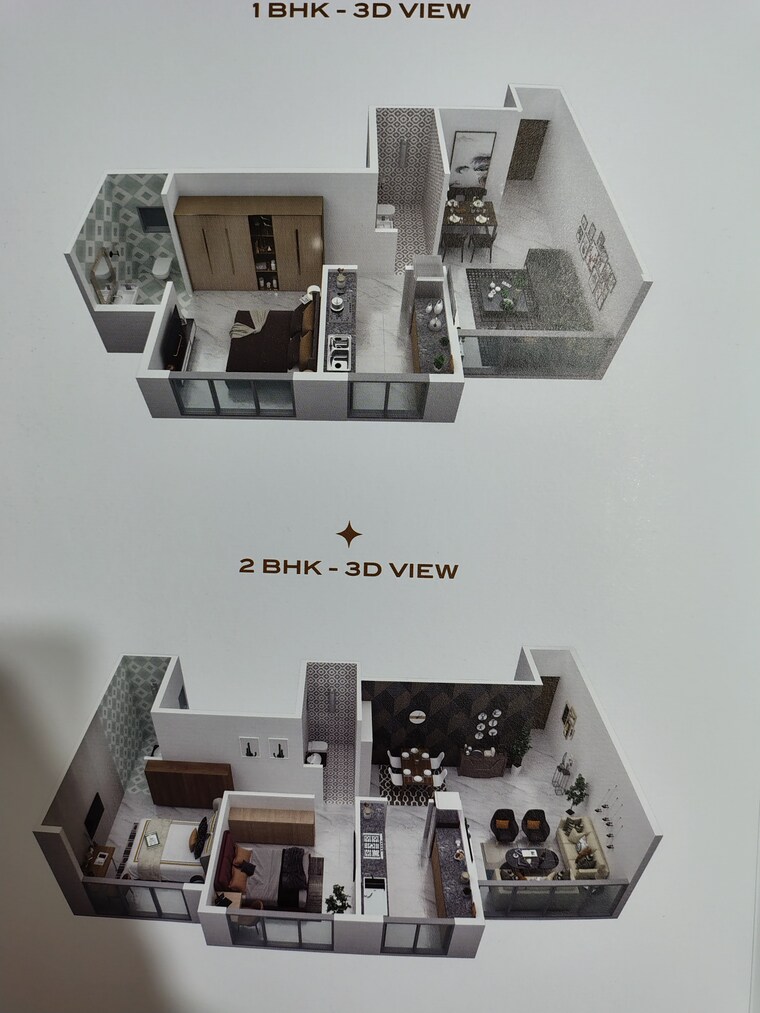 Floor Plan, siddharth-geetanjali-bellezza 2 Bedroom 980 Sq.Ft. Apartment In Taloja Sector 23 Navi Mumbai 8839769