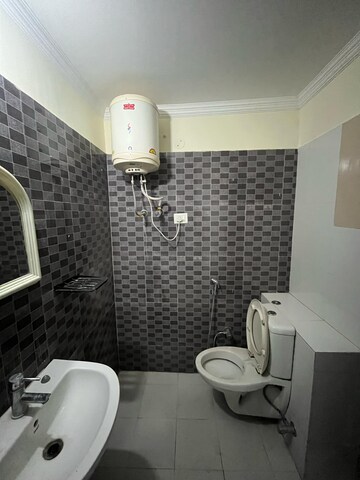 Bathroom in 3 BHK Apartment at Jaipurias Sunrise Greens Zirakpur, Vip Road – for Rent