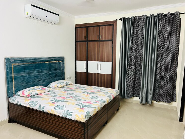 Bedroom, nk-sharma-savitry-greens 3 Bedroom 1840 Sq.Ft. Apartment In Lohgarh Zirakpur 8839816