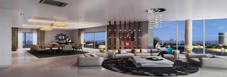 Living Room, eldeco-ballads-of-bliss 2.5 Bedroom 1550 Sq.Ft. Apartment In Sector 22d Yamuna Expressway Greater Noida 8839826