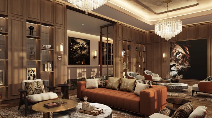 Living Room, eldeco-ballads-of-bliss 2.5 Bedroom 1550 Sq.Ft. Apartment In Sector 22d Yamuna Expressway Greater Noida 8839826