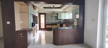 Kitchen in 4 BHK Apartment at Jayabheri Orange County, Gachibowli – for Rent