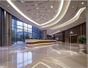 Building Lobby in  Office Space at Kokapet – for Sale