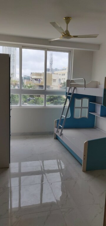 Balcony in 3 BHK Apartment at Mantri Manyata Lithos, Thanisandra – for Rent