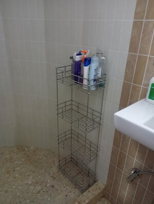 Bathroom in 2.5 BHK Apartment at Yashodeep Castle Tower, Andheri West – for Sale