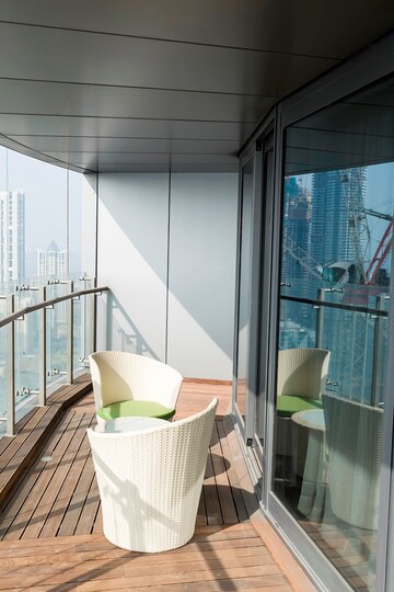 Balcony in 5 BHK Apartment at Lodha World One, Worli – for Rent