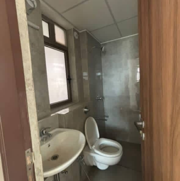 Bathroom in 2 BHK Apartment at Sheth Irene, Malad West – for Rent