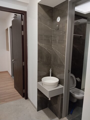 Bathroom in 2 BHK Apartment at Aurum Q Residences, Ghansoli – for Rent