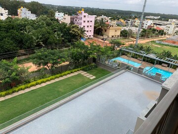 Balcony in 3 BHK Apartment at Goyal and Co Orchid Greens, Kannur – for Rent