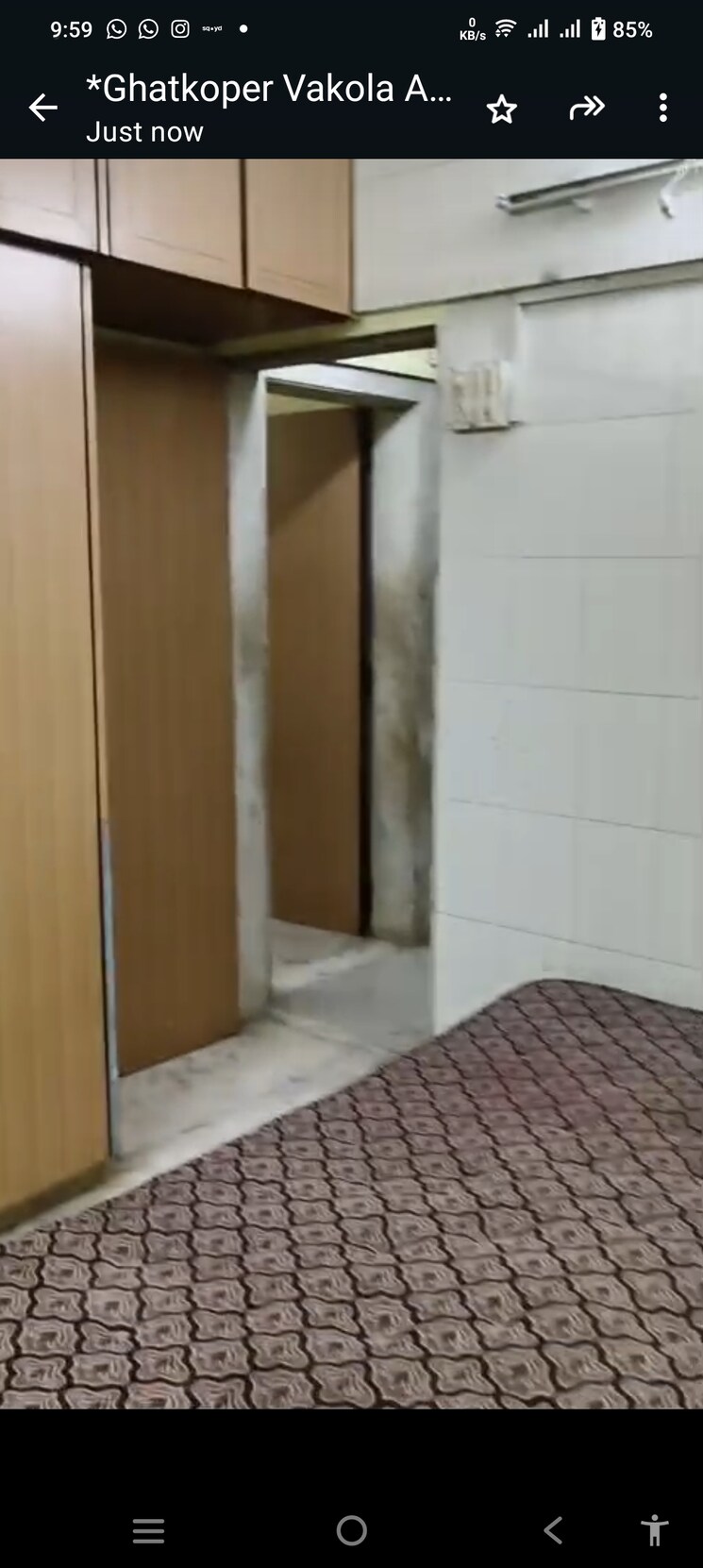 Bedroom, happy-house 2 Bedroom 700 Sq.Ft. Apartment In Vakola Mumbai 8839995