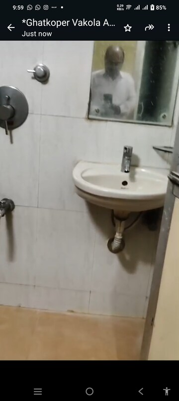 Bathroom in 2 BHK Apartment at Happy House, Vakola – for Rent