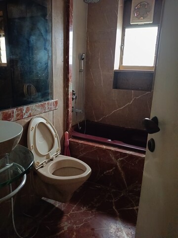 Bathroom in 2 BHK Apartment at Worli Naka – for Rent