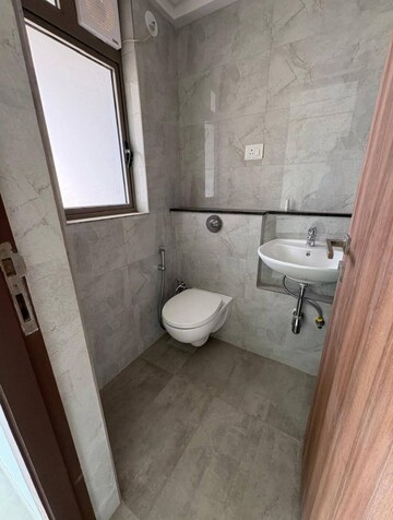 Bathroom in 2 BHK Apartment at Sheth Irene, Malad West – for Rent