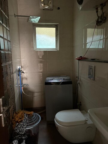 Bathroom in 2 BHK Builder Floor at Kalkaji – for Rent