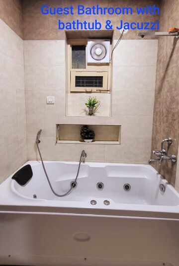 Bathroom in 3 BHK Builder Floor at Golden Floors, Sector 50 – for Rent
