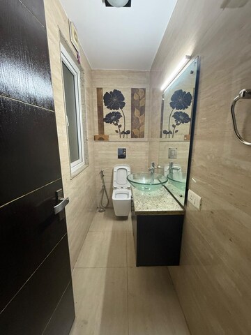 Bathroom in 4 BHK Builder Floor at New Friends Colony – for Rent