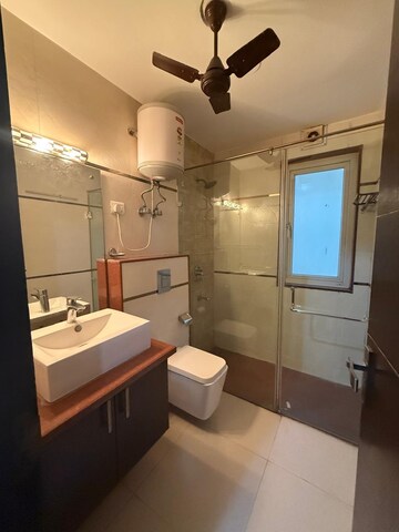 Bathroom in 4 BHK Builder Floor at New Friends Colony – for Rent