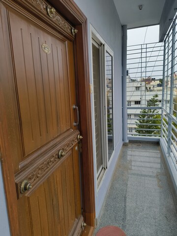 Balcony in 2 BHK Builder Floor at Lakshmi Nilayam Indiranagar, Indiranagar – for Rent