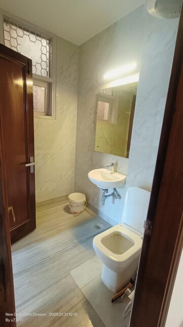 Bathroom in 3 BHK Builder Floor at Greater Kailash ii – for Rent