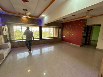 Living Room in 2.5 BHK Apartment at Swastik Residency 1, Ghodbunder Road – for Rent