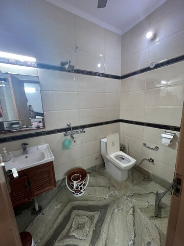 Bathroom in 4 BHK Builder Floor at Dilshad Colony – for Sale