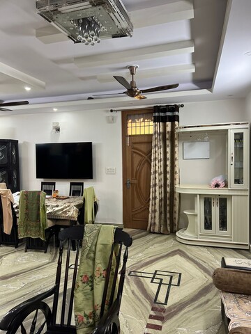 Living Room in 4 BHK Builder Floor at Dilshad Colony – for Sale
