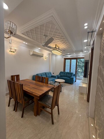 Living Room in 3 BHK Builder Floor at Chittaranjan Park – for Rent