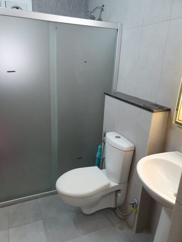 Bathroom in 3 BHK Apartment at Prestige North Point, Kammanahalli – for Rent